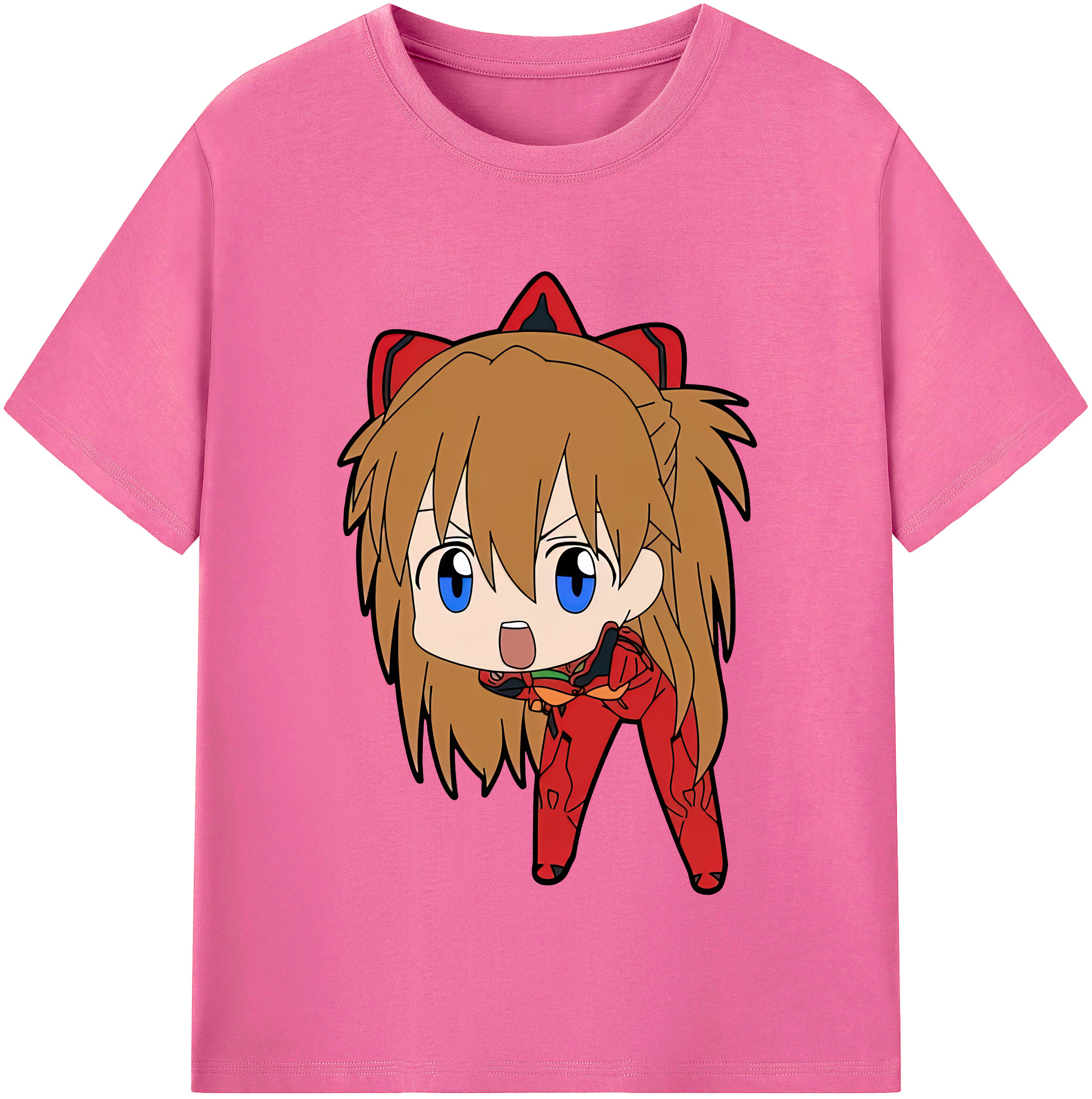 （画像用） EVA 新世紀エヴァンゲリオン レディースカジュアルプリントTシャツ（綿100％）